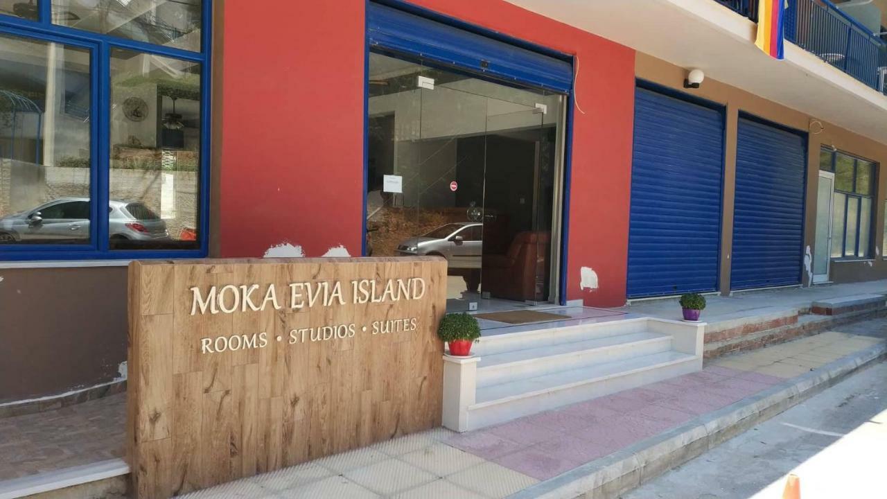 Moka Evia Island Hotel Akhladherí Buitenkant foto